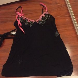 Sheer tank top and thong/g string matching. New